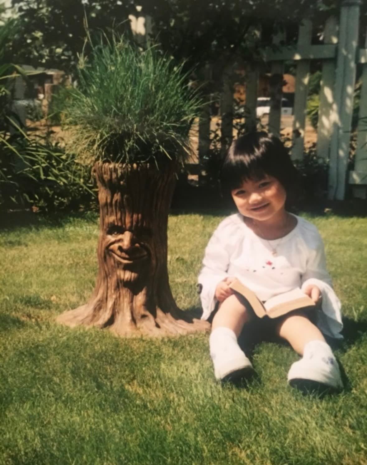 Vivian True as a child